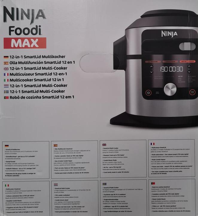 Actual product image Ninja OL650EUFoodi MAX 12-in-1 SmartLid Multicooker (CH plug)