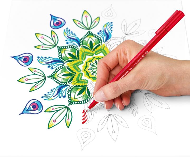 Actual product image Staedtler 338 Broadliner triplus yellow (Yellow, 1 x)