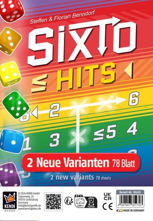 Kendi Games Sixto Zusatzblock - Hits (Deutsch)