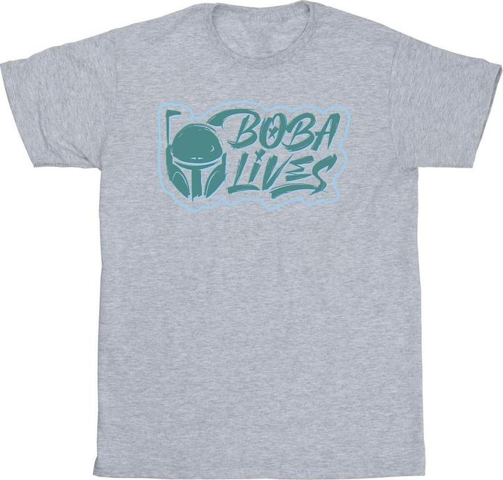 Star Wars The Book Of Boba Fett Lives Chest TShirt (L)