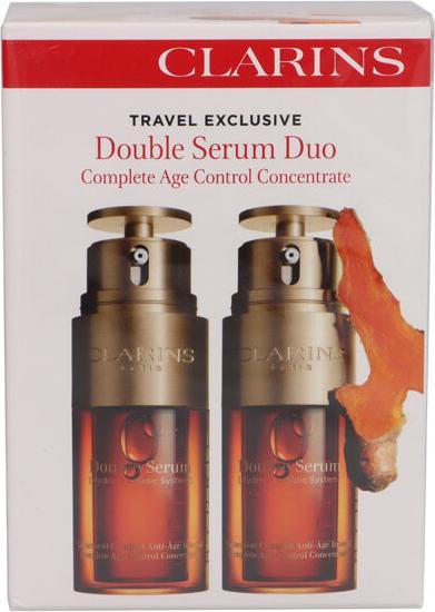 Actual product image Clarins Double Serum 30ml - Pack of 2 (60 ml)