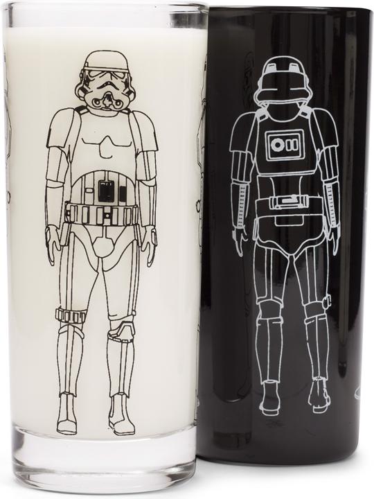 Produktbild Original Stormtrooper 4 Trinkgläser (2x schwarz, 2x klar) (0.30 l, 4 x)