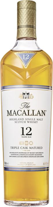 Image du produit Macallan 12 ans triple cask (Single Malt, Scotch Whisky, 1 x 70 cl)