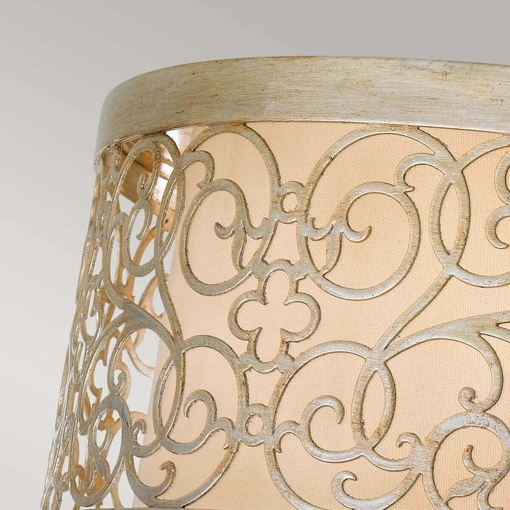 Produktbild Elstead Lighting Arabesque Deckenleuchte E27 2-fach Blattsilber Patina (E27)