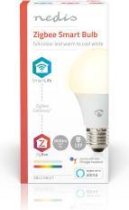 Actual product image Nedis SmartLife Full Colour LED Lamp | Zigbee 3.0 | E27 | 806 lm | 9 W | RGB / Warm to Cool White (E27, 60 W, 806 lm, 1 x, F)
