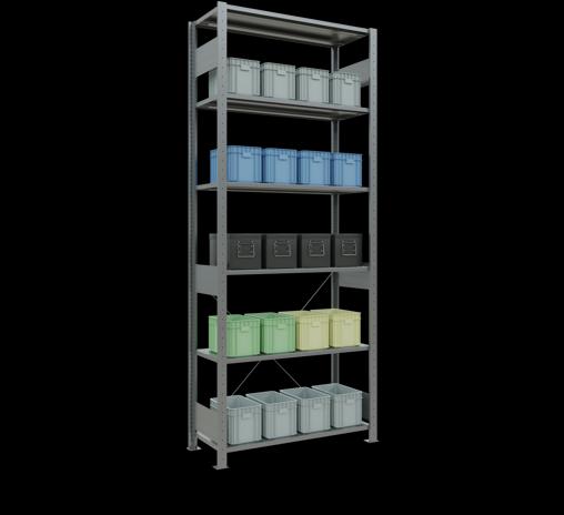 Actual product image Schulte Lagertechnik Boltless shelving
