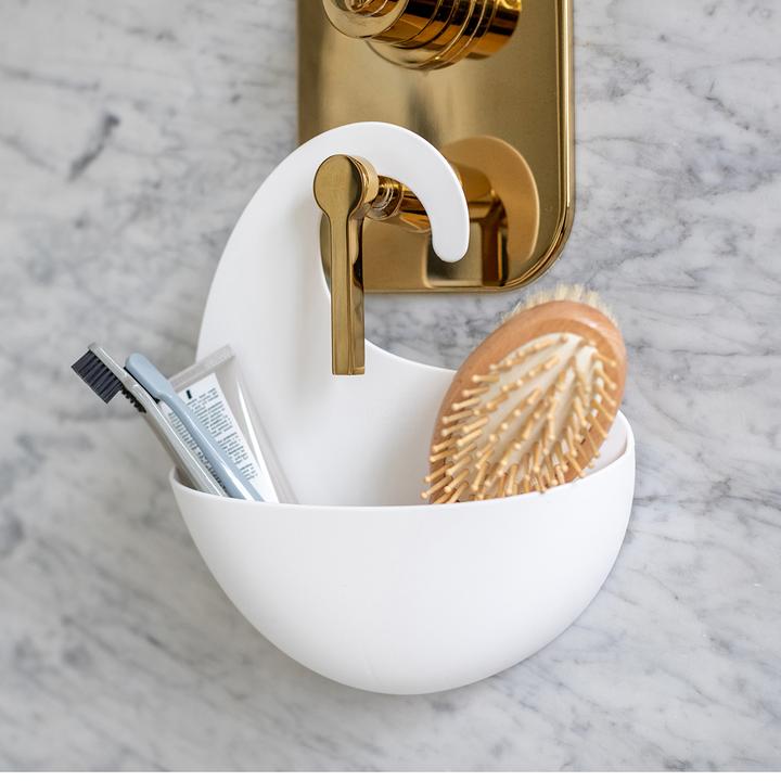 Actual product image Koziol Shower Utensil Holder Surf M, Beige (6.5 x 21.5 x 25 cm)