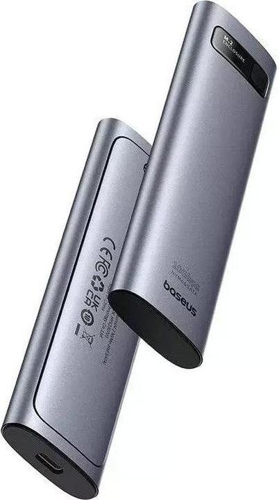 Actual product image Baseus FlyJoy Series SSD Enclosure (M.2 NVMe) Space Grey (M.2 2230)
