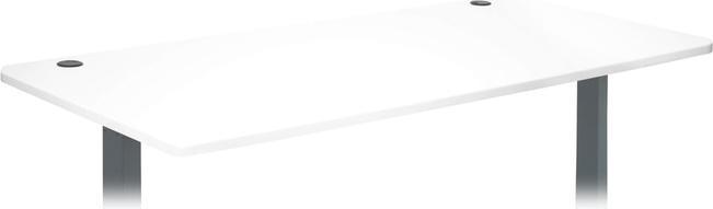 Actual product image Swisshandel24 Tabletop for desks, desk top, 160x80cm white (160 x 80 cm)