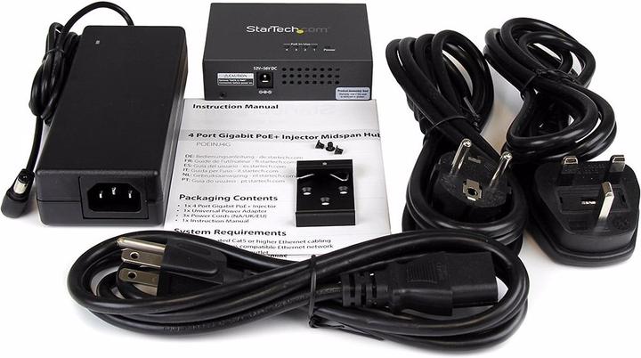 Immagine prodotto StarTech Interruttore Ethernet POE Gigbit a 4 porte