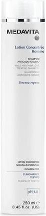 Actual product image Medavita Lotion Concentree Homme Shampoo anticaduta uomo 250ml (250 ml, Liquid shampoo)