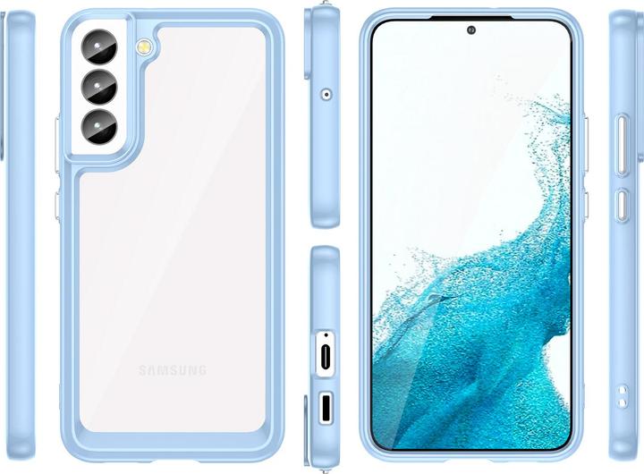 Immagine prodotto Hurtel Custodia Outer Space per Samsung Galaxy S23 cover con cornice flessibile blu (Samsung Galaxy S23+)