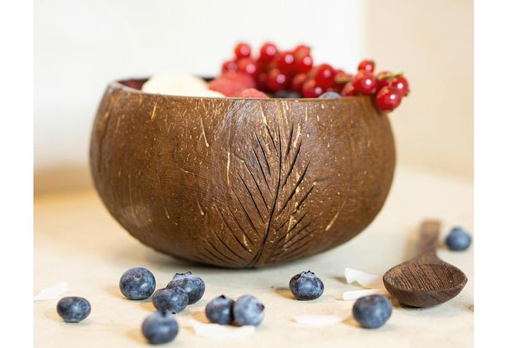 Produktbild Io Nova Kokosnuss-Set (Bowl + Löffel) (11.50 cm, 2 x)