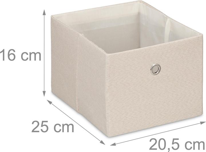 Produktbild Relaxdays 2x Aufbewahrungsbox (20.5 x 25 x 16 cm, 8 l)