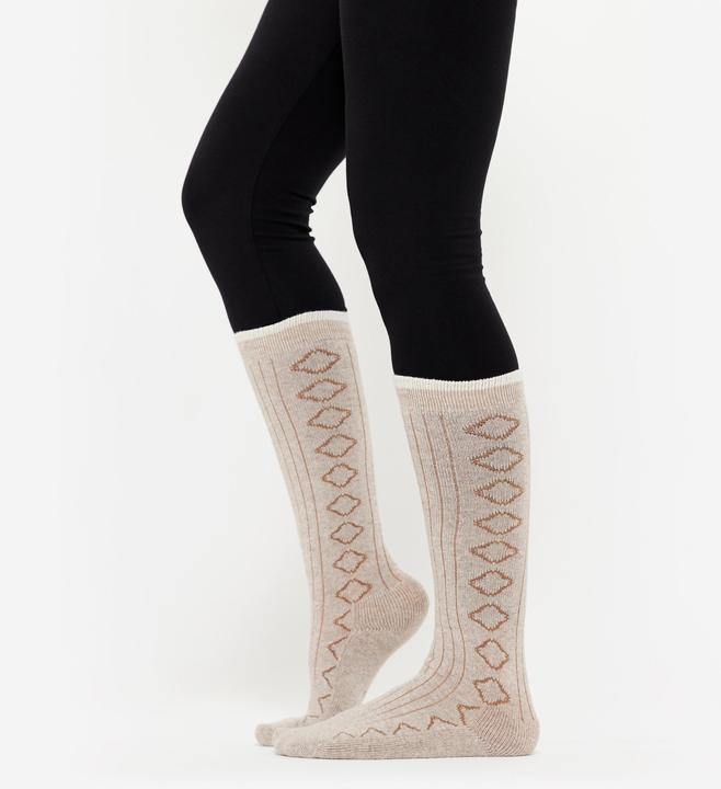 Kimjaly Meditationssocken Merinowolle - beige (35, 38)