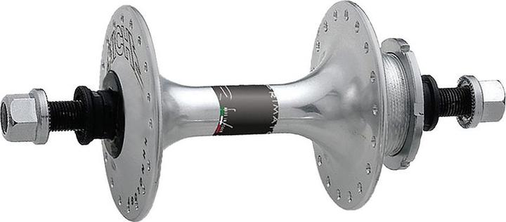 Actual product image Miche Primato Pista High Flange Hubs Rear Fixed (Silver/32H) (Disc brake Center lock)
