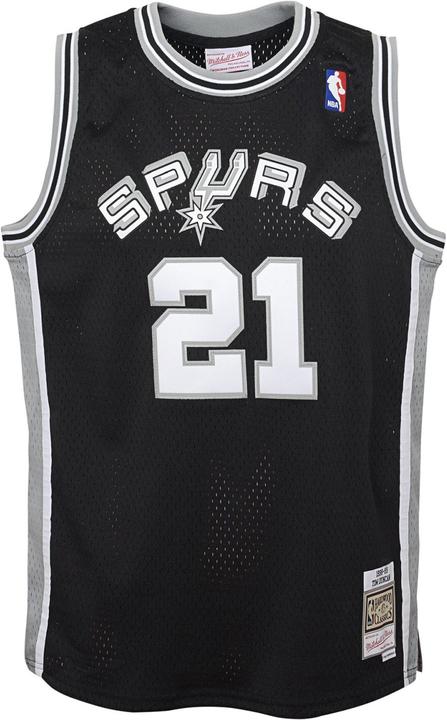 Mitchell & Ness Swingman Kinder Jersey San Antonio Spurs Tim Duncan US8 (140, 146)