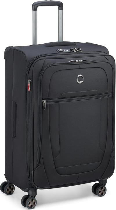Image du produit Delsey Helium DLX Expandable -matkalaukku, musta (88 l, XL (à partir de 115l))