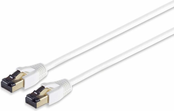 Produktbild Shiverpeaks Helos Patchkabel F/FTP Cat 8.1 weiss 0,25m -Twisted Pair, doppelt geschirmt, 4 x 2 x AWG 26 (F/FTP, CAT8.1, 0.25 m)
