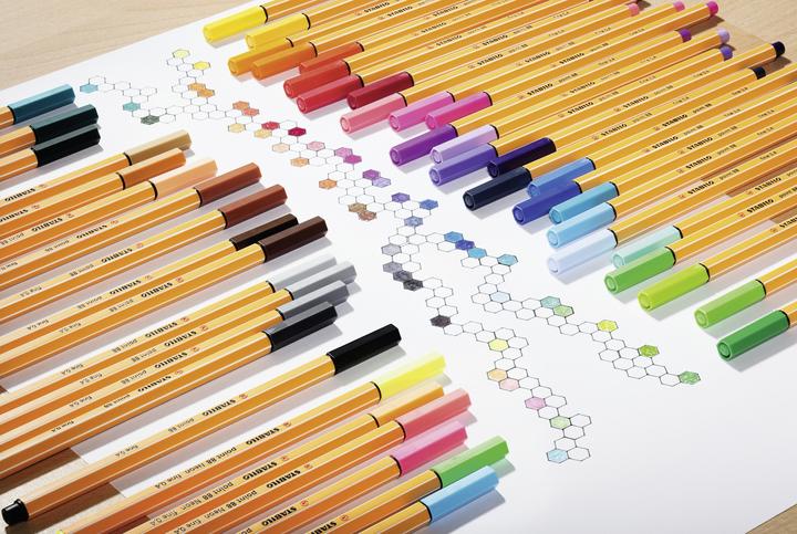 Produktbild STABILO point 88 Fineliner (Mehrfarbig, 20 x)