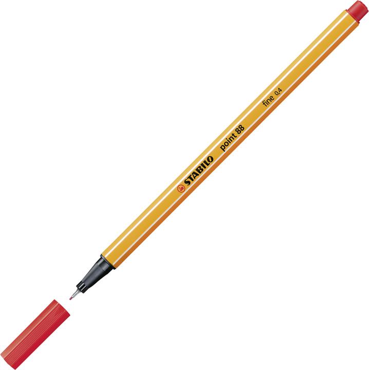 Produktbild STABILO point 88 Fineliner (Rot, 1 x)