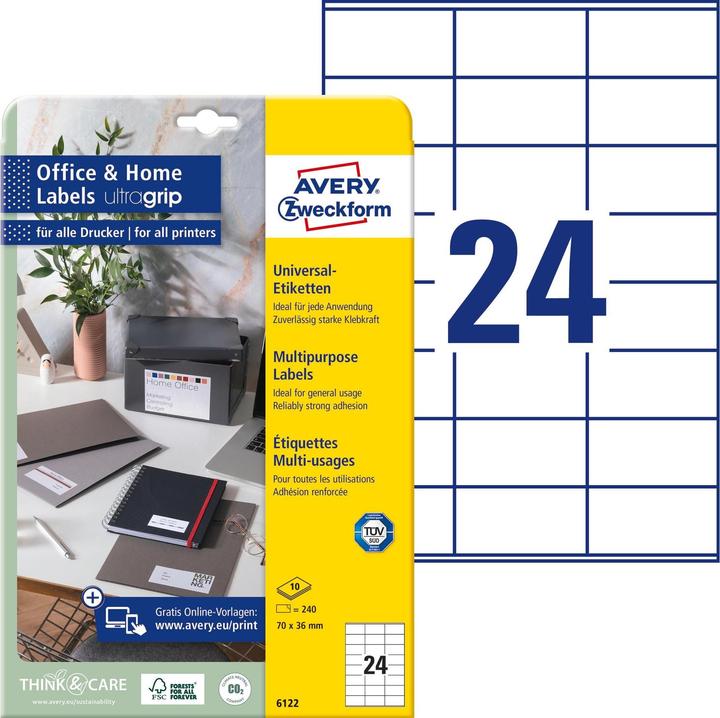 Actual product image Avery Labels, Home Office, Small pack