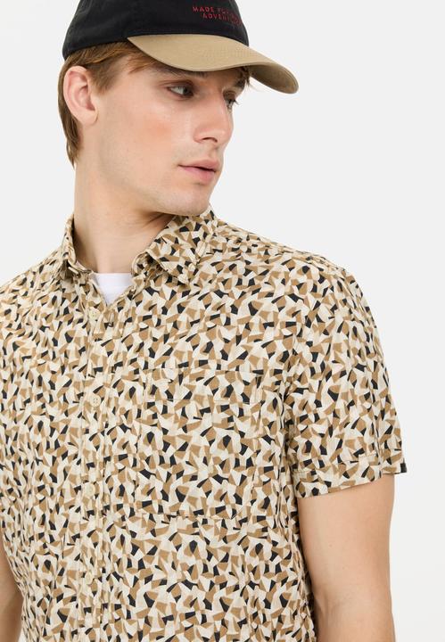 Image du produit Camel Active Kurzarmhemd mit Strukturmuster (L)