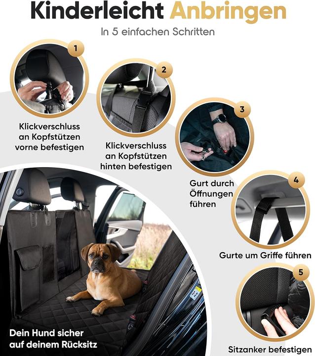 Produktbild Heldenwerk Rückbankschondecke für Hunde
