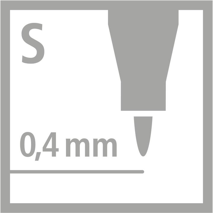 Produktbild STABILO OHPen universal Folienstift permanent (Schwarz, 0.40 mm, 1 x)