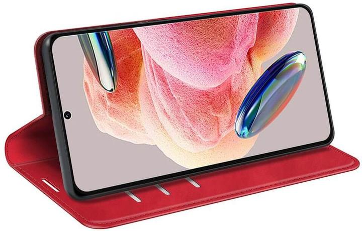 Produktbild Cover-Discount Xiaomi Redmi Note 12 4G - Stand Flip Case Hülle rot (Xiaomi Redmi Note 12)