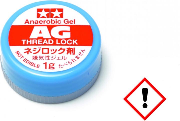 Image du produit Tamiya AG Vernis de blocage des vis gel rouge 1g