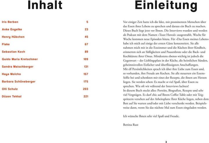 Image du produit Das Essen meines Lebens (Allemand, Bettina Rust, 2022)