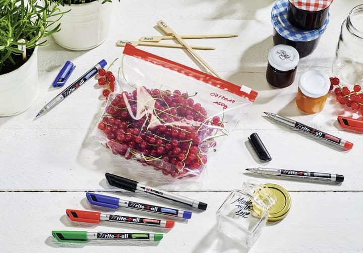 Produktbild STABILO Write-4-all (Rot, Blau, Schwarz, Grün, 1 mm, 4 x)