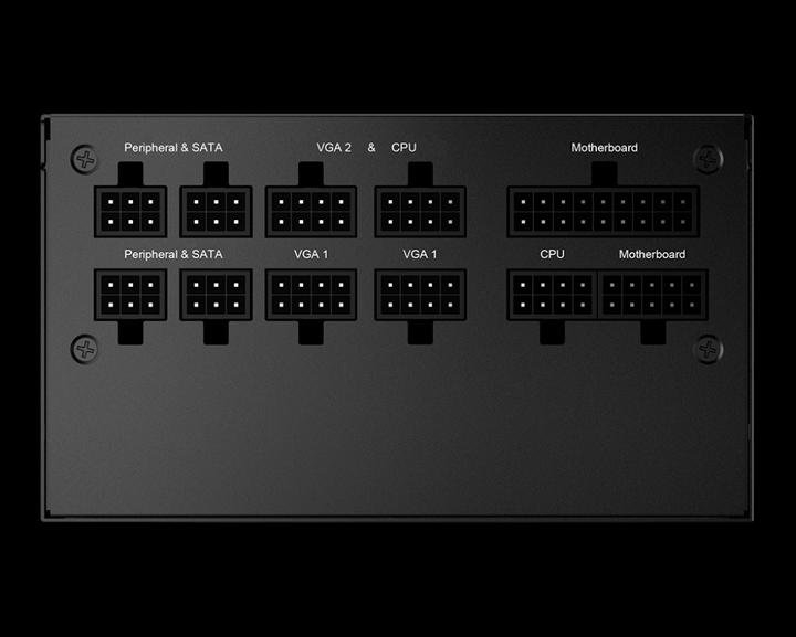 Actual product image MSI MPG A650GF (650 W)