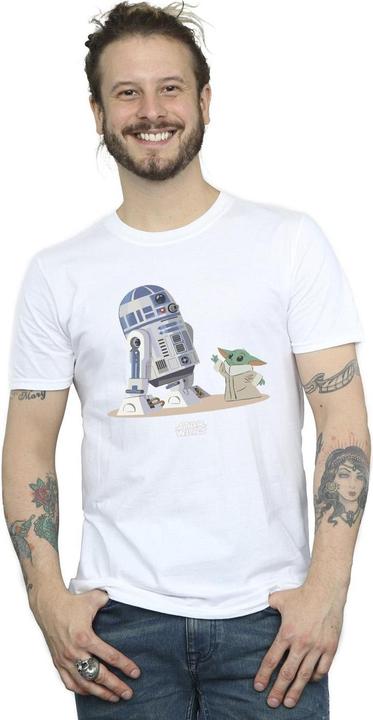 Produktbild Star Wars The Mandalorian R2D2 And Grogu TShirt (4XL)
