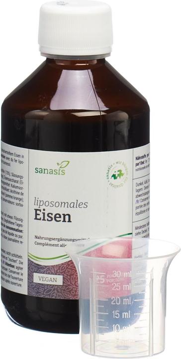 Actual product image Sanasis Iron liposomal Fl 250 ml (1 Piece)