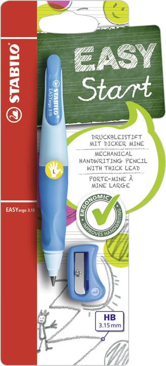 Produktbild STABILO EASYergo ergonomischer Druck-Bleistift für Linkshänder HB (3.15 mm, HB, 1 x)