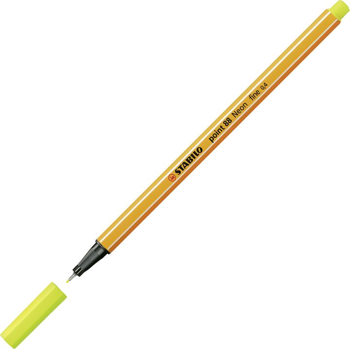 Produktbild STABILO point 88 Fineliner (Neongelb, 1 x)
