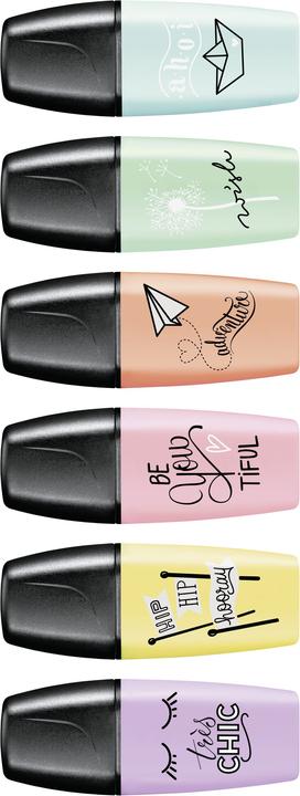 Produktbild STABILO BOSS MINI Pastellove Textmarker (Mehrfarbig, 5 mm, 6 x)