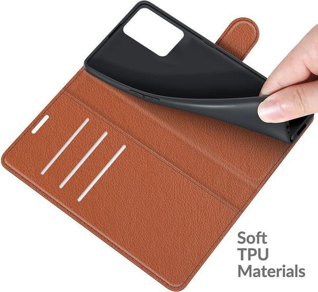 Actual product image MU Classic Litchi Leather Bookcover Series (Realme 8 5G)