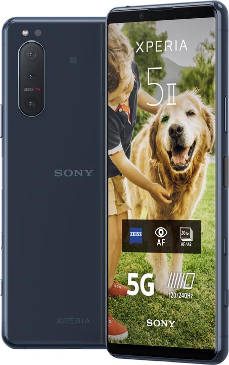 Actual product image Sony Xperia 5 II (128 GB, Blue, 6.10", Hybrid Dual SIM, 12 Mpx, 5G)