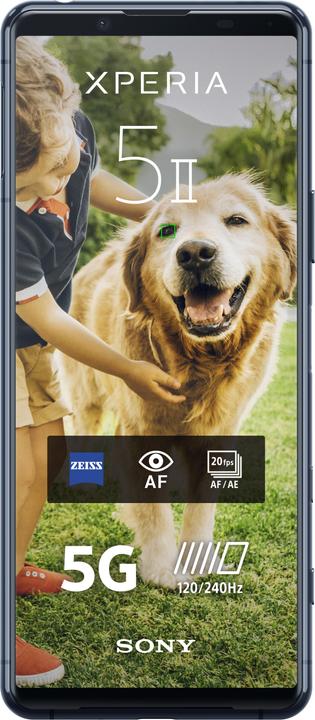 Actual product image Sony Xperia 5 II (128 GB, Blue, 6.10", Hybrid Dual SIM, 12 Mpx, 5G)