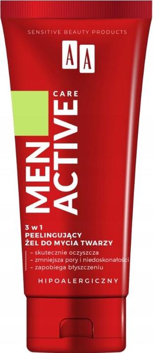 Oceanic Aa Men Active Care 3In1 Peeling Face Wash Gel 150Ml (Peeling, 150 ml)