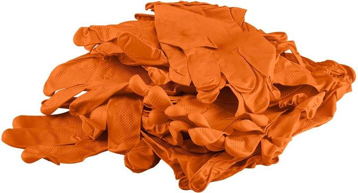 Actual product image Neo Gloves nitrilowe, orange, 50 pcs, size M (M)