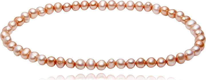 Leyda Perlen Armband (18 cm, Farbstein)