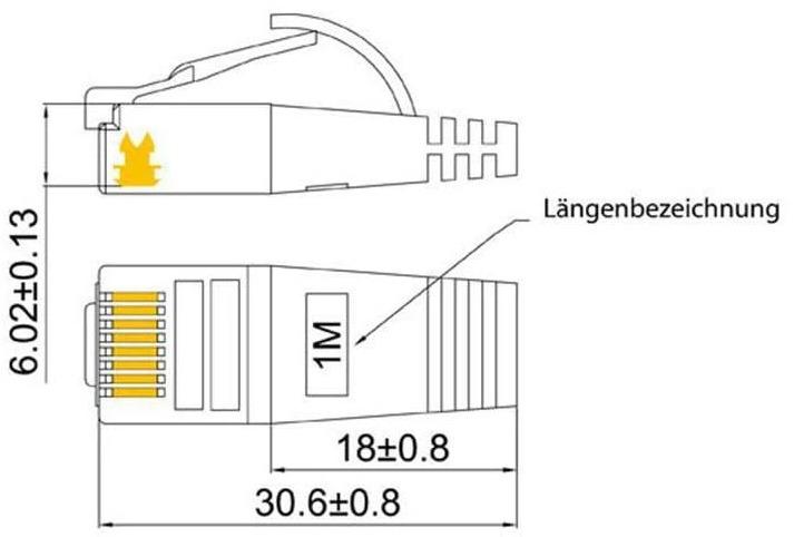 Image du produit Wirewin Câble réseau (STP, CAT6, 7.50 m)