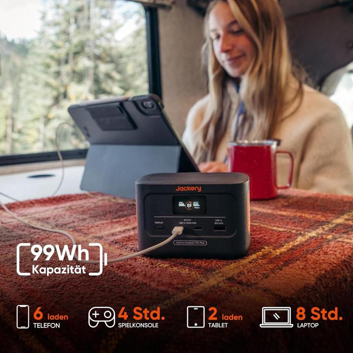Produktbild Jackery Tragbare Powerstation Explorer 100 Plus (99 Wh)