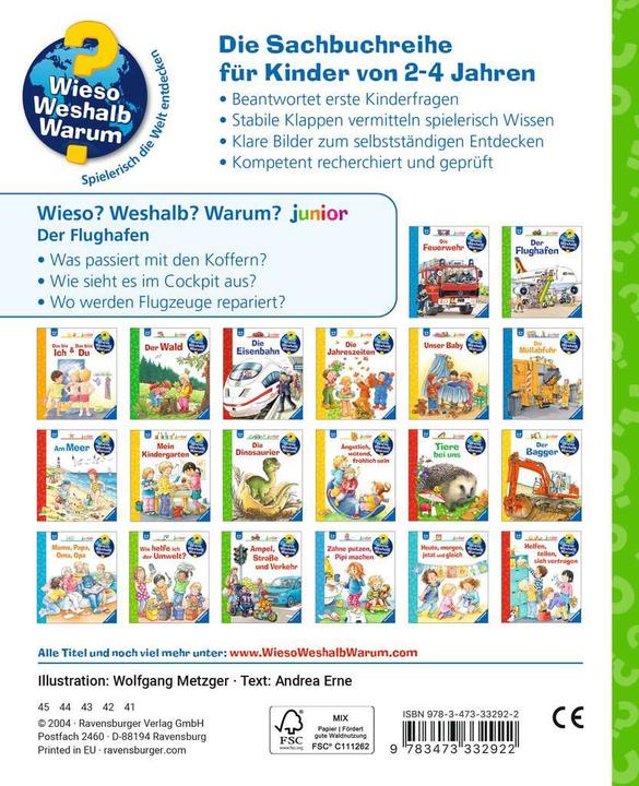 Actual product image Ravensburger Der Flughafen (German, Andrea Erne, Wolfgang Butcher, 2004)
