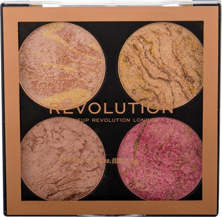 Actual product image Makeup Revolution London Cheek Kit Shade Fresh Perspective 4 x 2.2 g (Highlighter, 8.80 g)