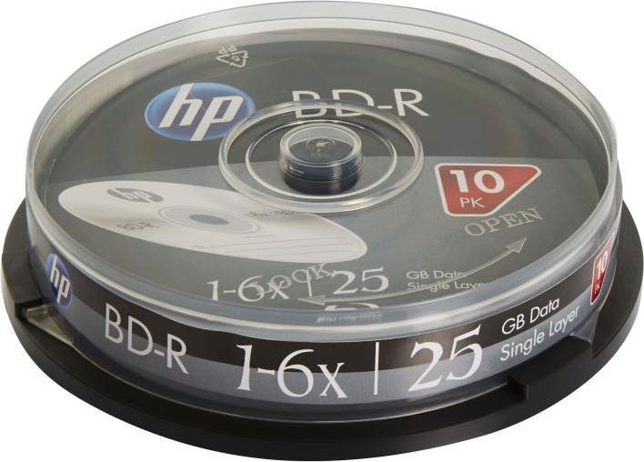 Produktbild HP BD-R 6X 10pk cake 25GB (69321) (10 x)